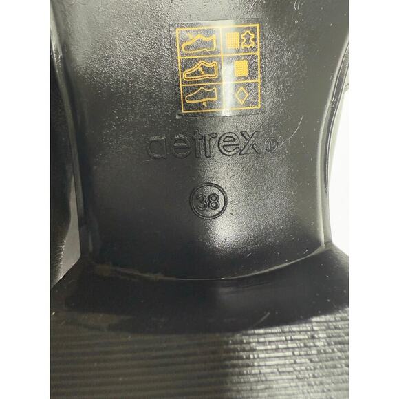 Aetrex Belle Knit Tall Boots Womens Size 38 US 7.5-8 Solid Black Stretch - Picture 8 of 10